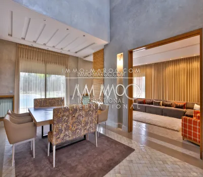 Modern villa rental Marrakech Palmeraie Circuit Palmeraie