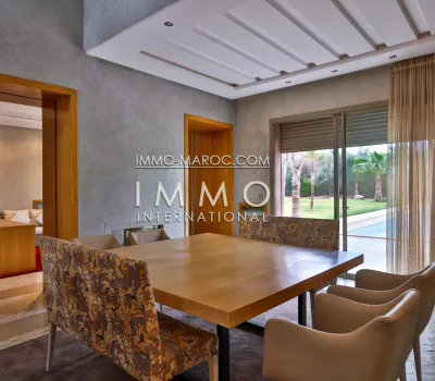 Modern villa rental Marrakech Palmeraie Circuit Palmeraie
