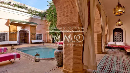 Location riad Marocain épuré Marrakech Place Jamaa El Fna Riad Zitoun