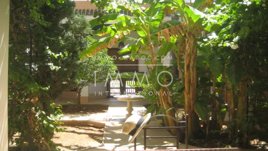 Location villa Marocain épuré Marrakech Extérieur Route Ourika