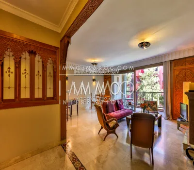 Apartment for sale sleek Moroccan Marrakech city center Guéliz