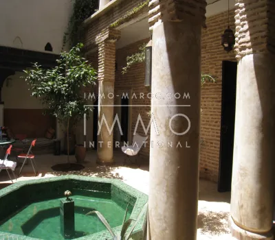Sale riad car Marrakech Marrakech Place Jamaa El Fna Riad Zitoun