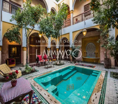 riad Moroccan purified guest house Marrakech less than 10 minutes from the place Mouassine