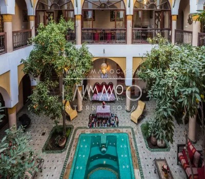 Sale riad Moroccan purified luxury real estate agency marrakech Guest house Marrakech less than 10 minutes from the place Mouassine