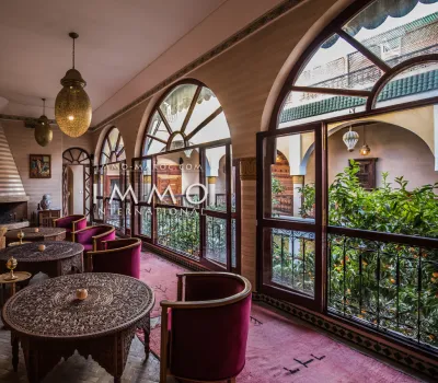 Sale riad Moroccan purified real estate luxury for sale marrakech Guest house Marrakech less than 10 minutes from the place Mouassine