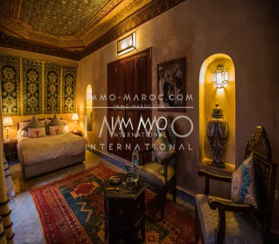 Riad for sale refined Moroccan guest house Marrakech less than 10 minutes from Mouassine square