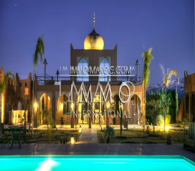 buy house Moroccan refined high-end Marrakech Exterior Route Amizmiz