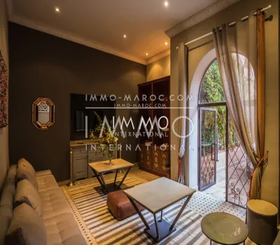 Riad for sale Moroccan garage refined prestige Marrakech less than 10 minutes from Kasbah Square
