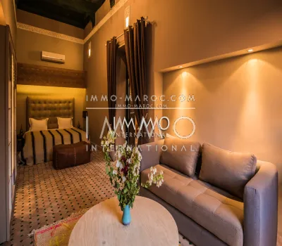 riad sale because Moroccan refined prestige for sale Marrakech less than 10 minutes from Kasbah Square