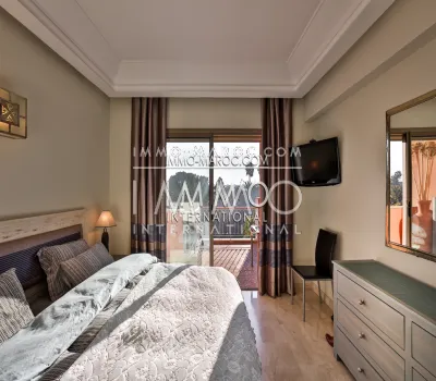 Luxury apartment with terrace and beautiful garden view