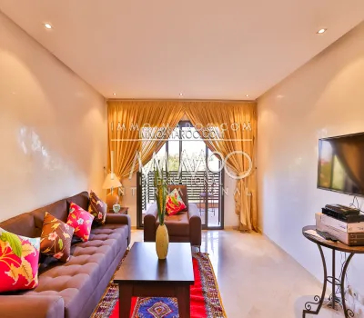 Contemporary apartment rental with swimming pool in winter Marrakech