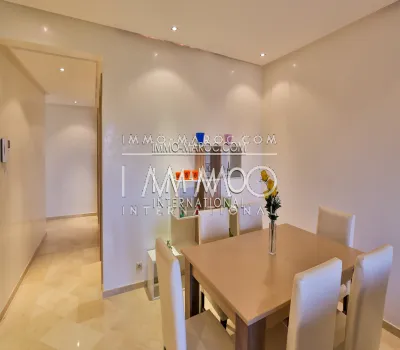 Contemporary apartment rental with swimming pool in winter Marrakech