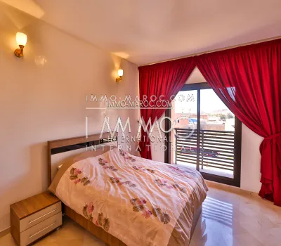 Contemporary apartment rental with swimming pool in winter Marrakech