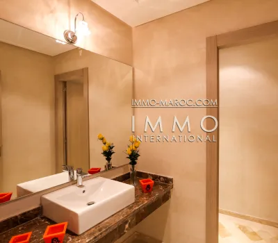 Contemporary apartment rental with swimming pool in winter Marrakech