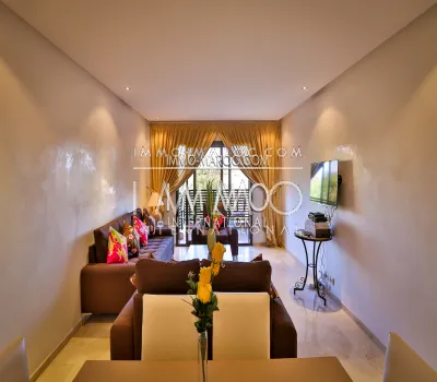 Contemporary apartment rental with swimming pool in winter Marrakech