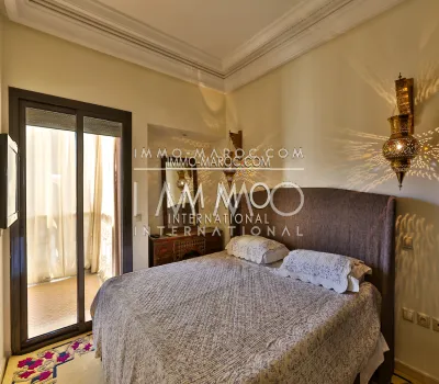 Contemporary apartment rental with swimming pool in winter Marrakech