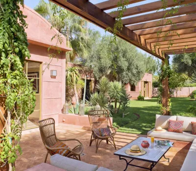 Marrakesh Moroccan house rental amelkis