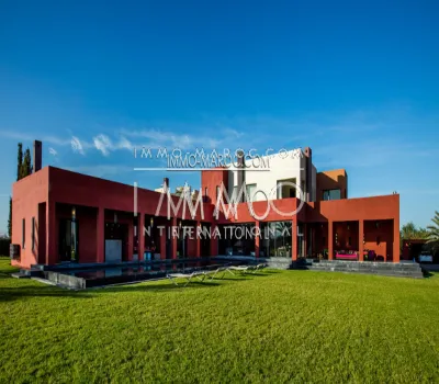 Rental villa Contemporary Marrakech Exterior Road Ourika
