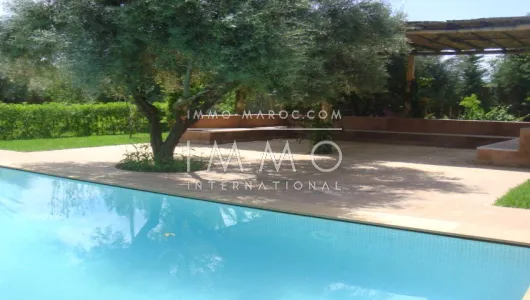 Villa for rent Moroccan purified Marrakech Exterior Road Ourika