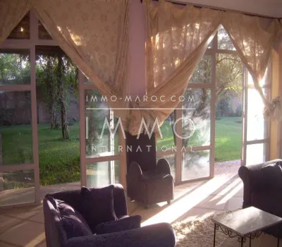 Villa for rent Moroccan purified Marrakech Exterior Road Ourika