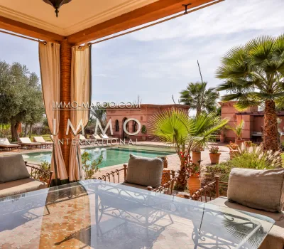 Villa for sale Moroccan purified luxury real estate for sale marrakech Marrakech Exterior Route Fes