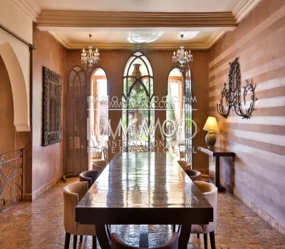Villa for sale Moroccan purified luxury real estate for sale marrakech Marrakech Exterior Route Fes