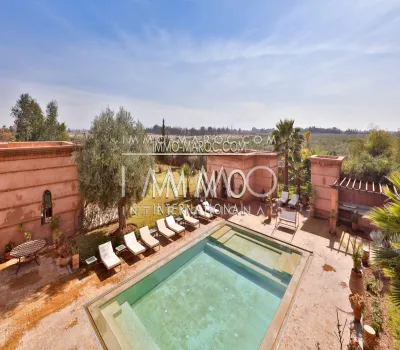 Villa for sale Moroccan purified Marrakech Exterior Route Fes