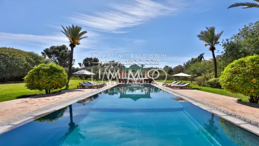 Luxury villa for sale in Marrakech Palmeraie