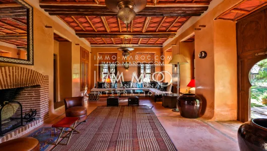 Sale house refined Moroccan prestige Marrakech Palmeraie