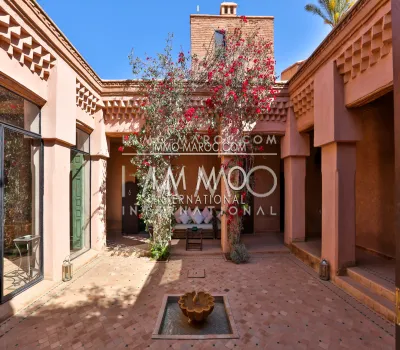 Luxury villa for sale in Marrakech Palmeraie