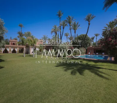 Luxury villa for sale Marrakech Palmeraie