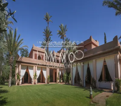House for sale Moroccan high end Marrakech Palmeraie