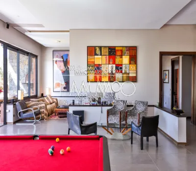 buy house Contemporary luxury property Marrakech Exterior Road Ourika