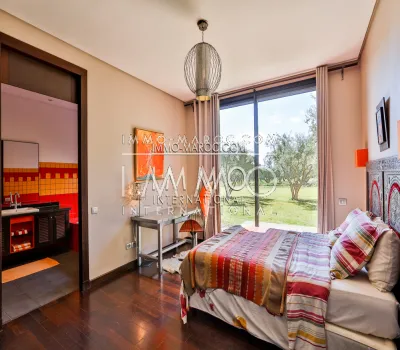 Buy villa Contemporary luxury Marrakech Exterior Road Ourika