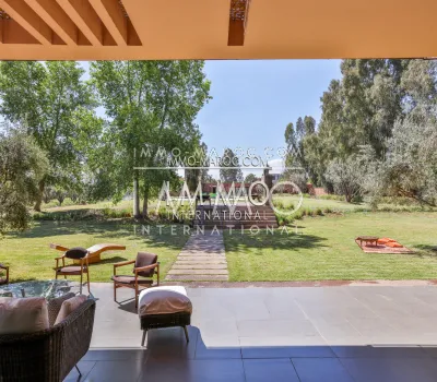 Sale villa Modern luxury property Marrakech Exterior Road Ourika