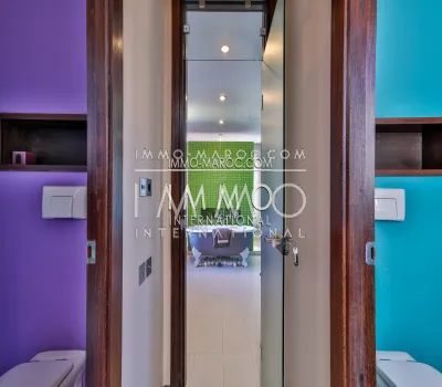 Sale house Contemporary luxury property Marrakech Exterior Road Ourika