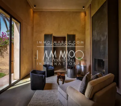 Buy luxury contemporary villa for sale Marrakech Exterior American school