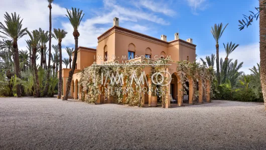 sale luxury villa palmeraie marrakech