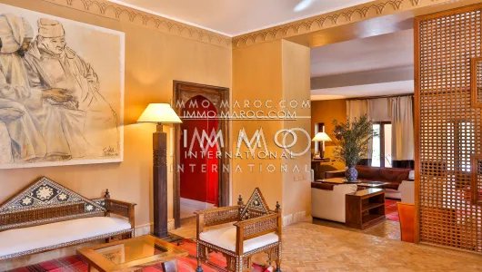 Moroccan style luxury villa palmeraie Marrakech