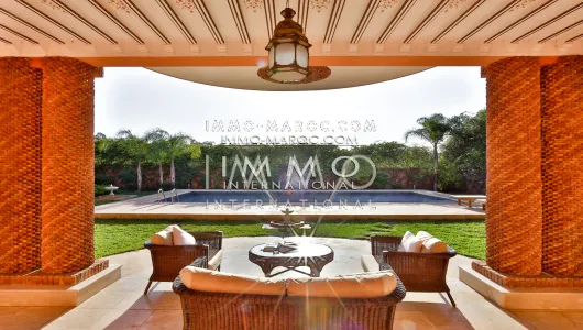 Villa for sale Moroccan prestige Marrakech Golfs Amelkis