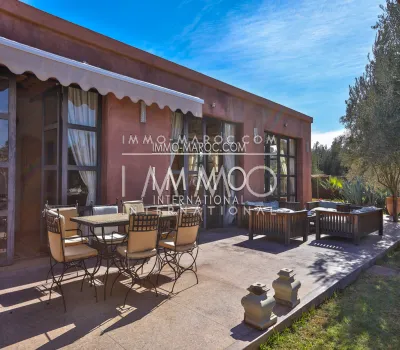 Villa for sale Modern luxury Marrakech Exterior Route Fes
