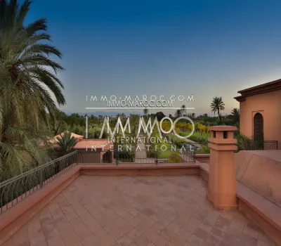 Morocco luxury villa for sale Marrakech Palmeraie