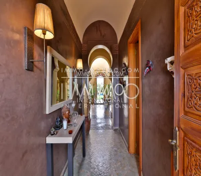 Sale high-end clean Moroccan house Marrakech Exterior Road Ourika