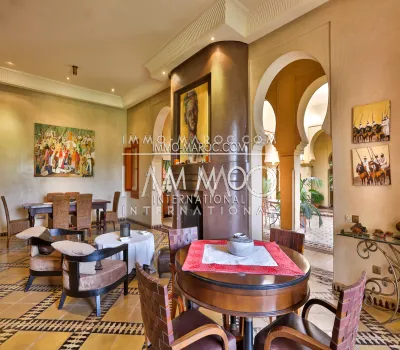 Villa for sale Moroccan refined luxurious Marrakech Exterior Road Ourika