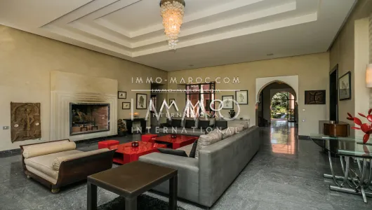 buy house Moroccan refined prestige for sale Marrakech Exterior Road Ourika