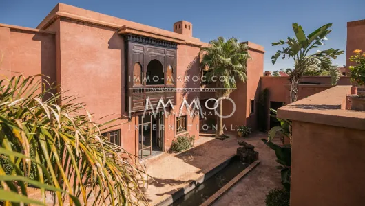 Villa for sale Moroccan clean luxury Marrakech Exterior Road Ourika