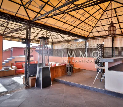 Sale flat Moroccan refined Marrakech Hivernage
