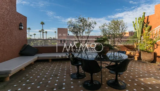 Contemporary Marrakech sale apartment less than 10 minutes from the square