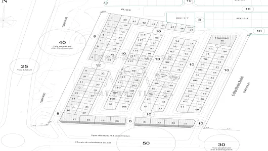 Land for sale Zone Immeuble Marrakech Center ville Targa