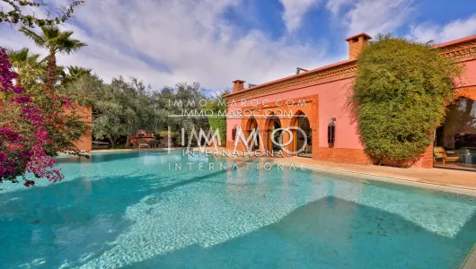 Villa for sale Moroccan luxury Marrakech Golfs Amelkis